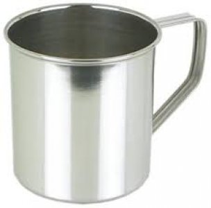 Stainless steel coffee mug