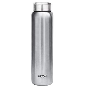 Milton Aqua 1000 Stainless Steel Water Bottle, 1 Piece, 950 ml, Silver